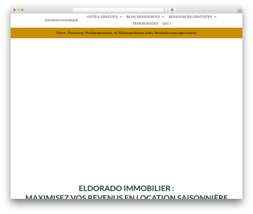 Thrive Theme Builder WordPress theme - eldorado-immobilier.com