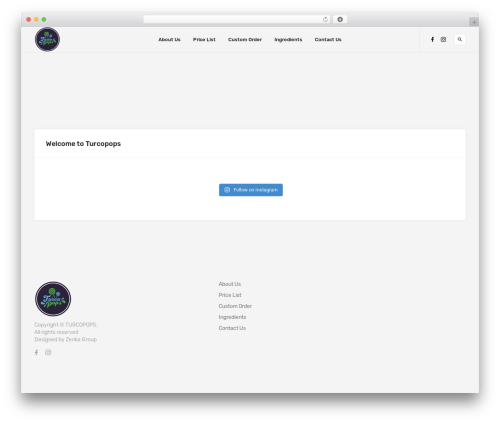 WordPress theme Linx - turcopops.com