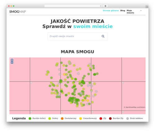 WordPress theme Proformat - smogmap.pl