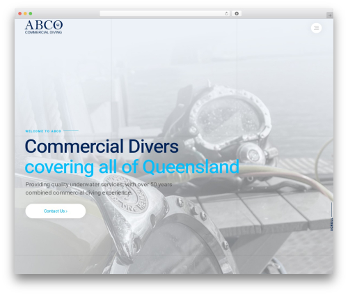 WordPress theme Textron - abcocommercialdiving.com.au