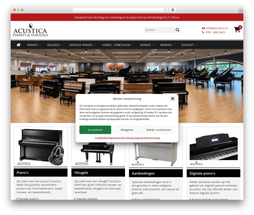 Acustica Theme theme WordPress - acustica.nl