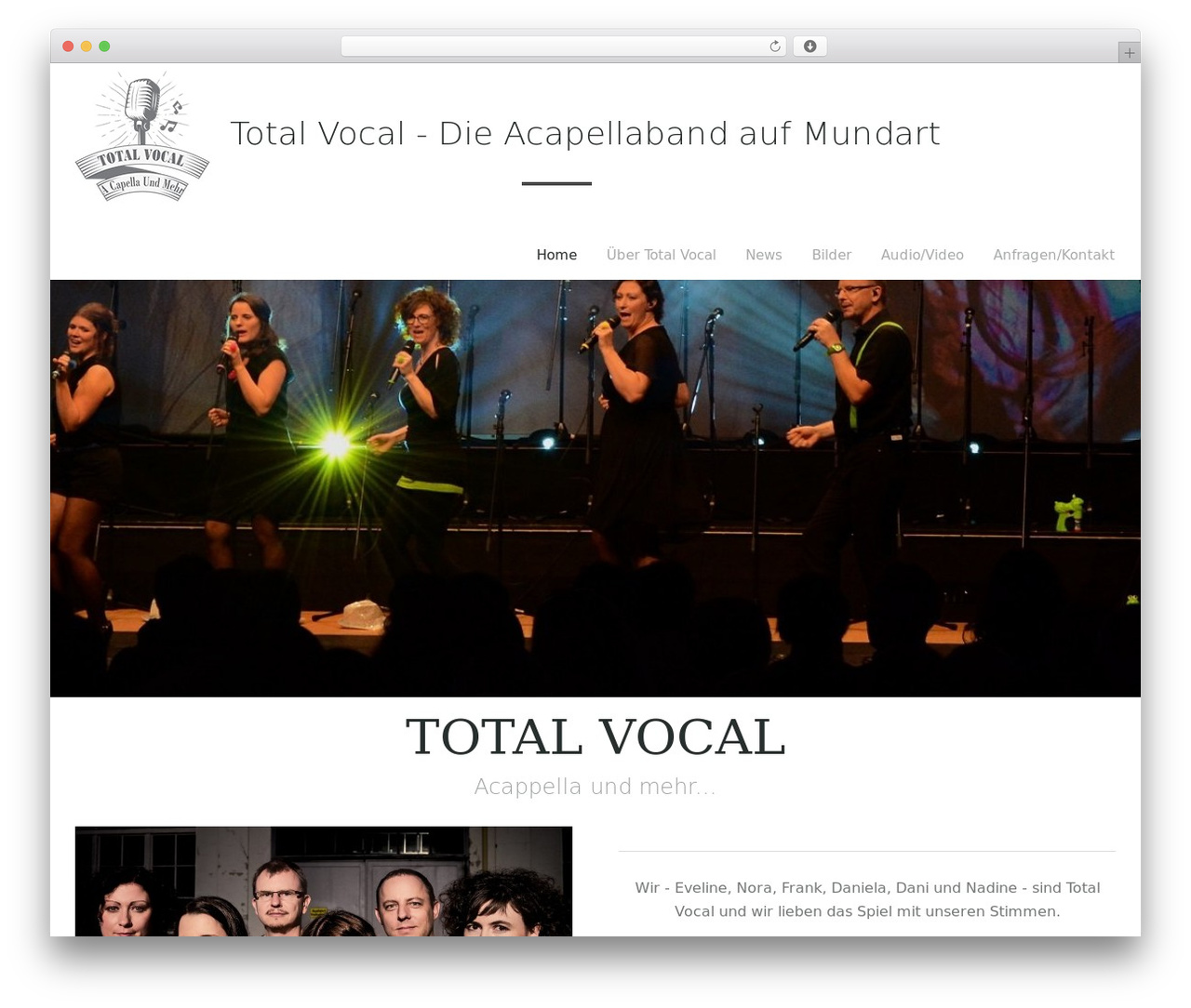 Caliber theme WordPress - total-vocal.ch