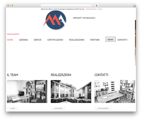 cherry WordPress theme - termodolomiti.it