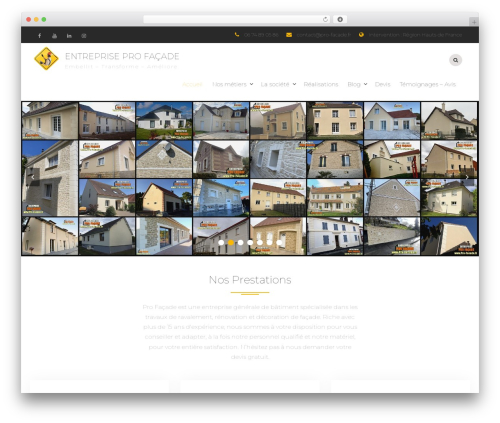 Construction Base Pro WordPress theme design - pro-facade.fr Construction Base Pro WordPress theme design - pro-facade.fr