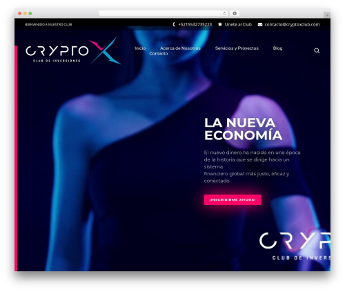 Cryptop WordPress website theme - cryptoxclub.com