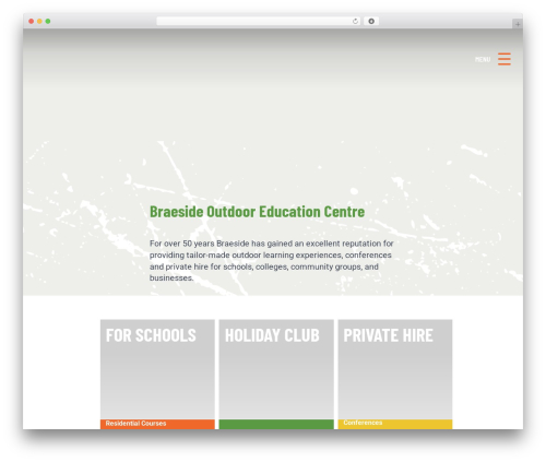 Resolution theme WordPress - braeside-education.co.uk