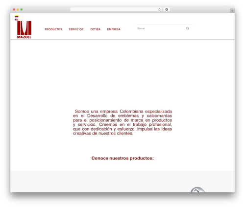 Revo theme WordPress - mazdel.com