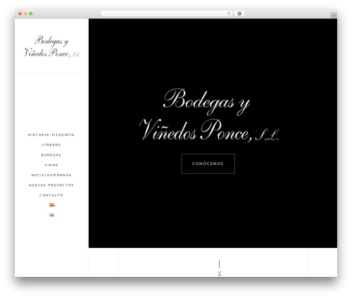 Sahel WordPress theme - bodegasponce.es