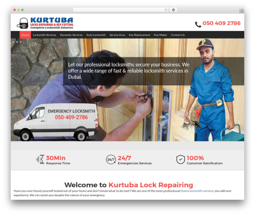 Slider WordPress plugin - locksmithdubai.com