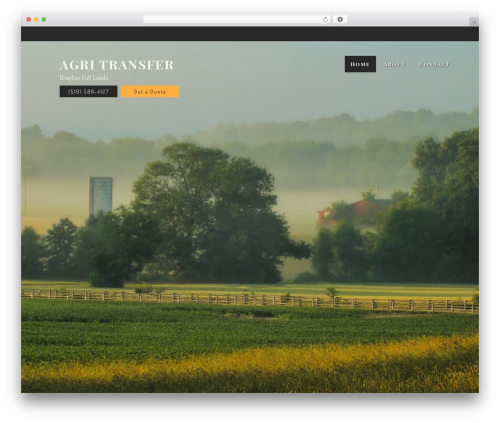 WordPress theme ui8 - agritransferon.com