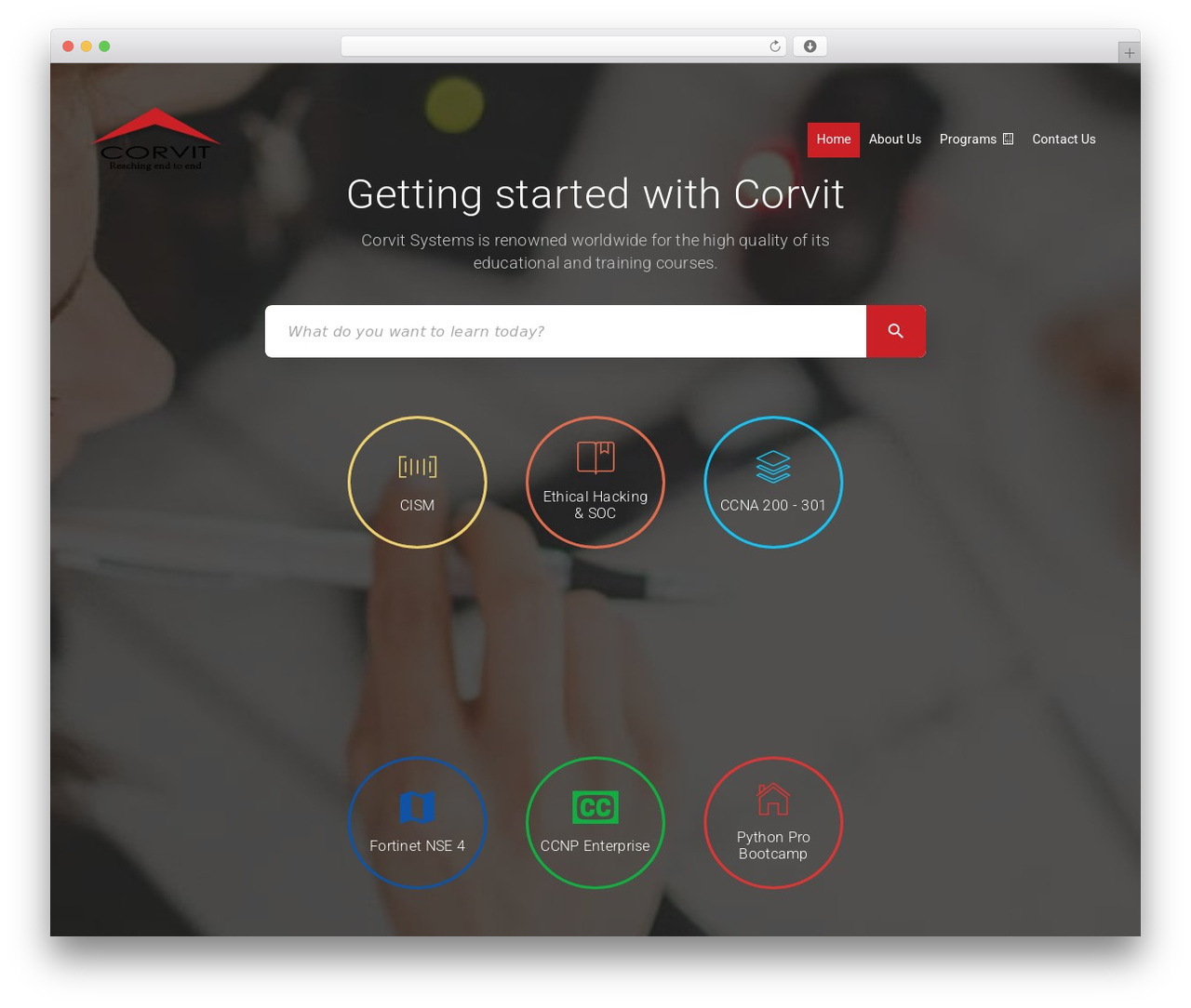 WordPress theme Course Builder - corvitsystems.com WordPress theme Course Builder - corvitsystems.com
