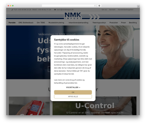 WordPress theme number-two - nmkimport.dk