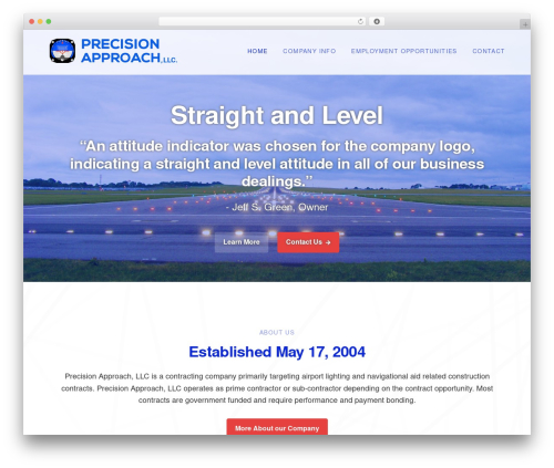 WordPress theme Showcase Pro - precisionapproach.org