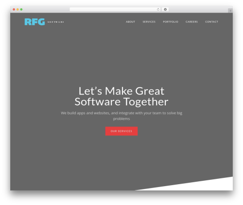 WordPress theme The Simple - rfgsoftware.com