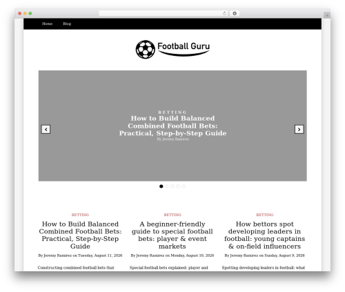 Writee WordPress blog theme - football-guru.com Writee WordPress blog theme - football-guru.com