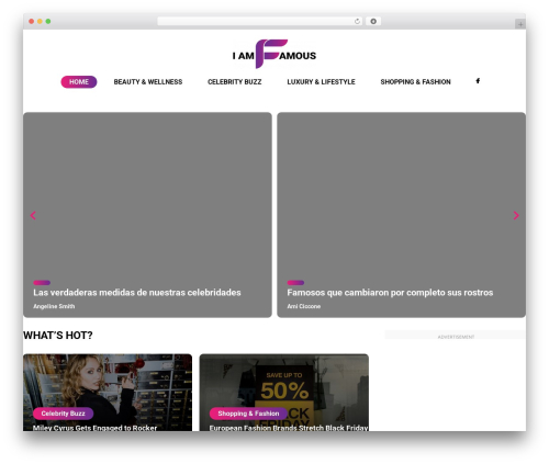Elementor1 WordPress plugin - iamfamous.com