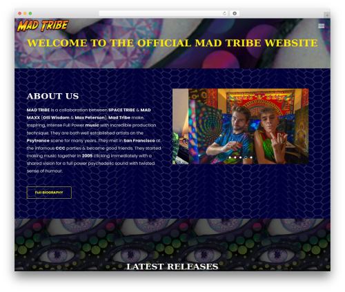 Wolf facebook page box WordPress plugin - madtribe.space