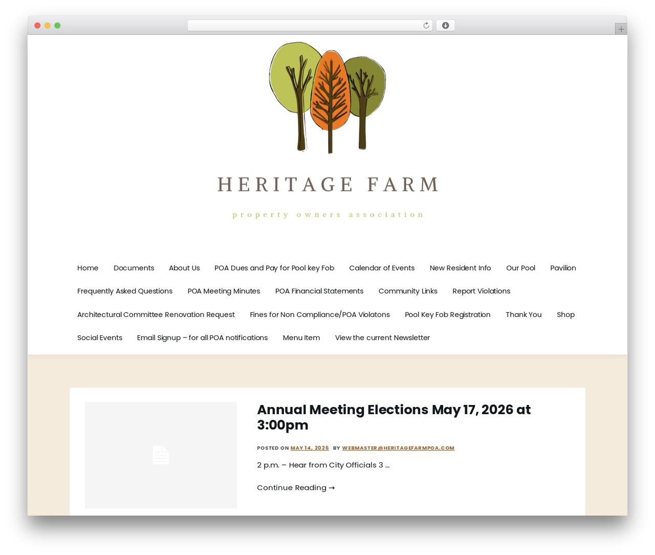 WordPress theme Amazorize - heritagefarmpoa.com