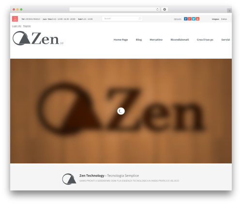 Crumina page slider WordPress plugin - zentechnology.it