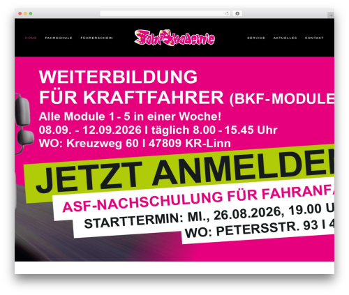 Fresh framework WordPress plugin - fahrakademie-nilges.de