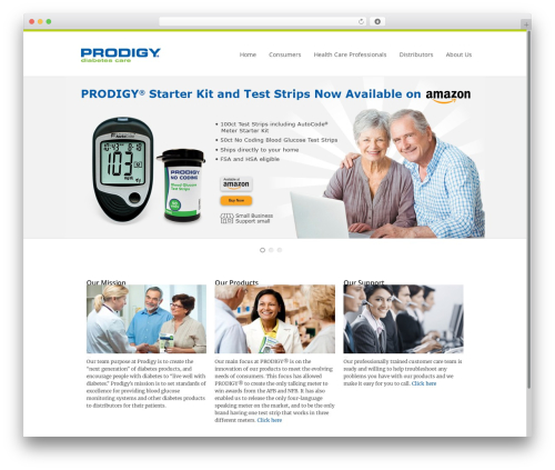 Extensio WordPress theme - prodigymeter.com