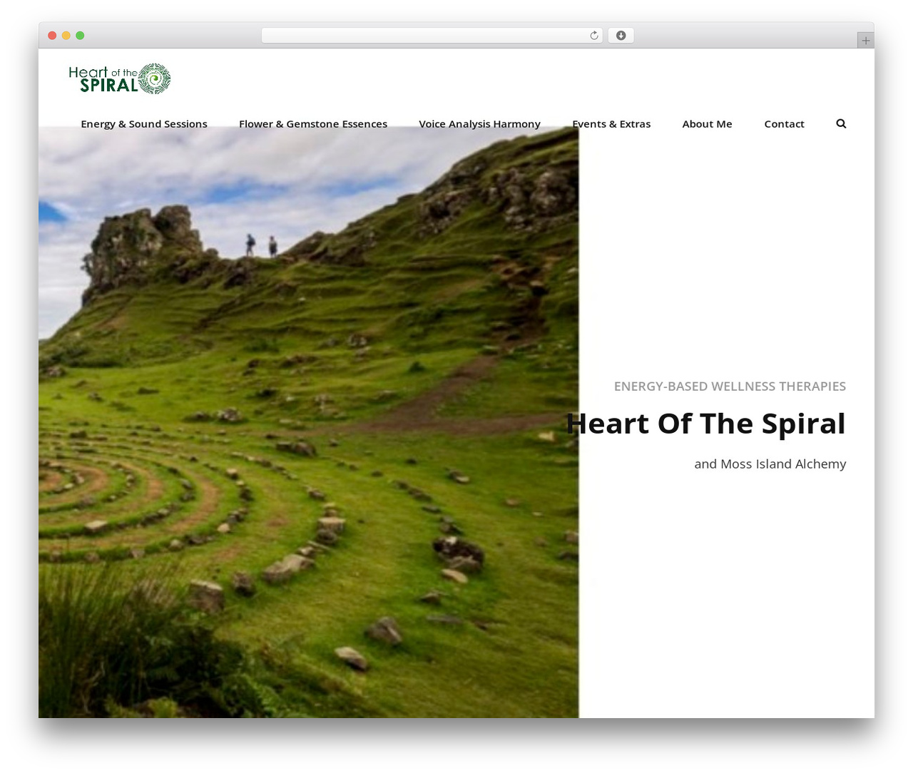 Intuitive WordPress theme design - heartofthespiral.com Intuitive WordPress theme design - heartofthespiral.com