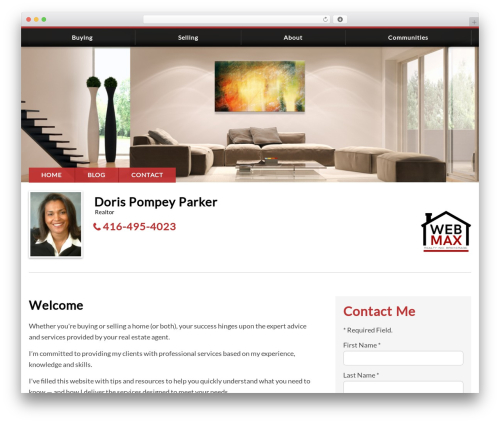 IXACT Framework WordPress theme - dorispompey.com