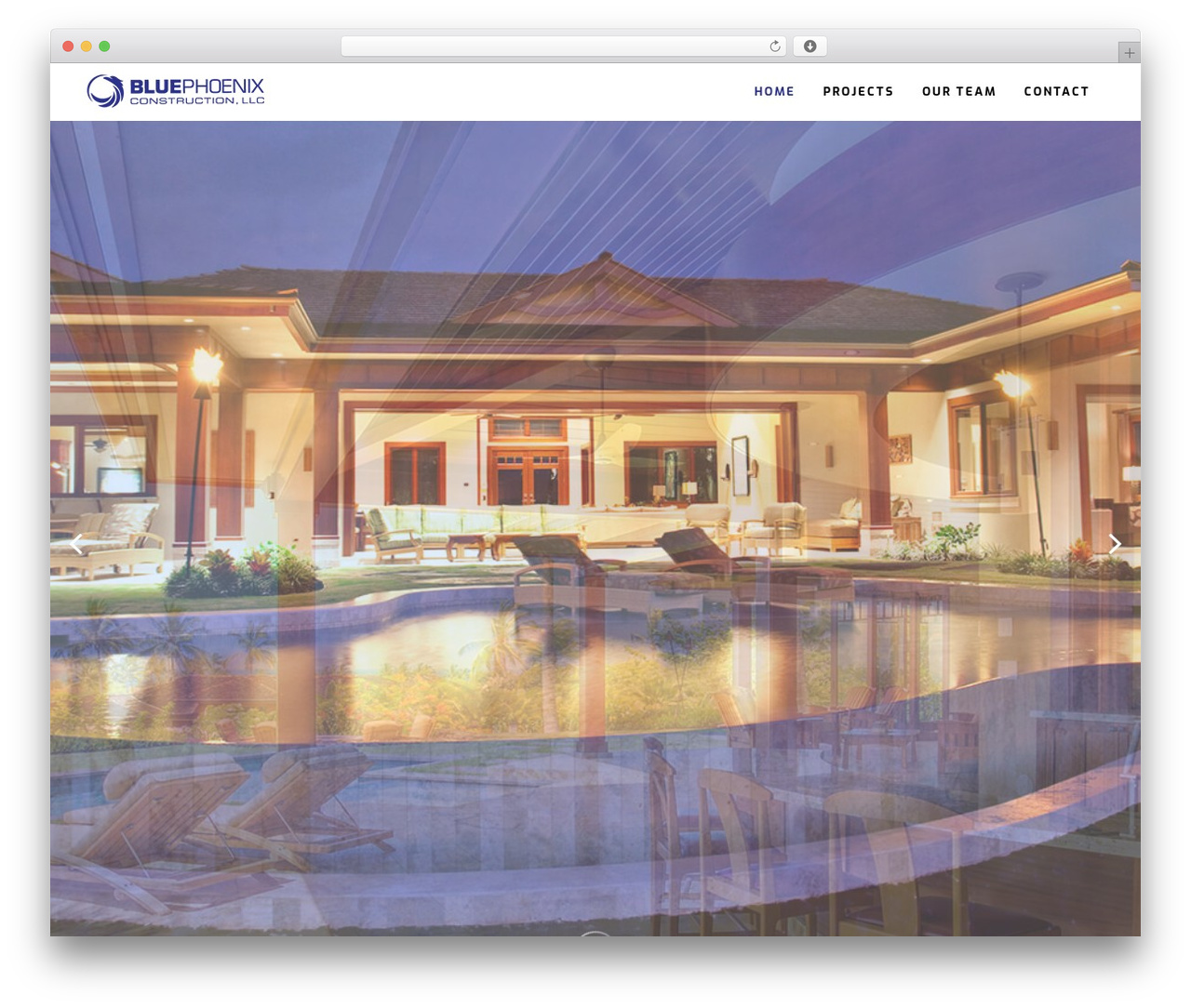 Phoenix Construction Theme theme WordPress - bluephxc.com
