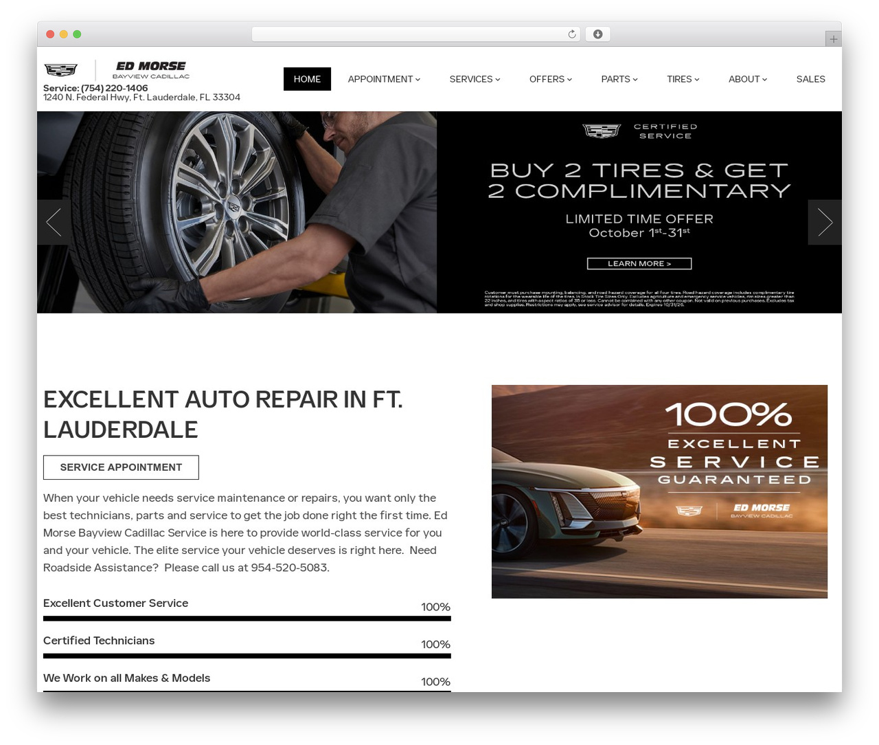 Total WordPress website theme - bayviewcadillacservice.com