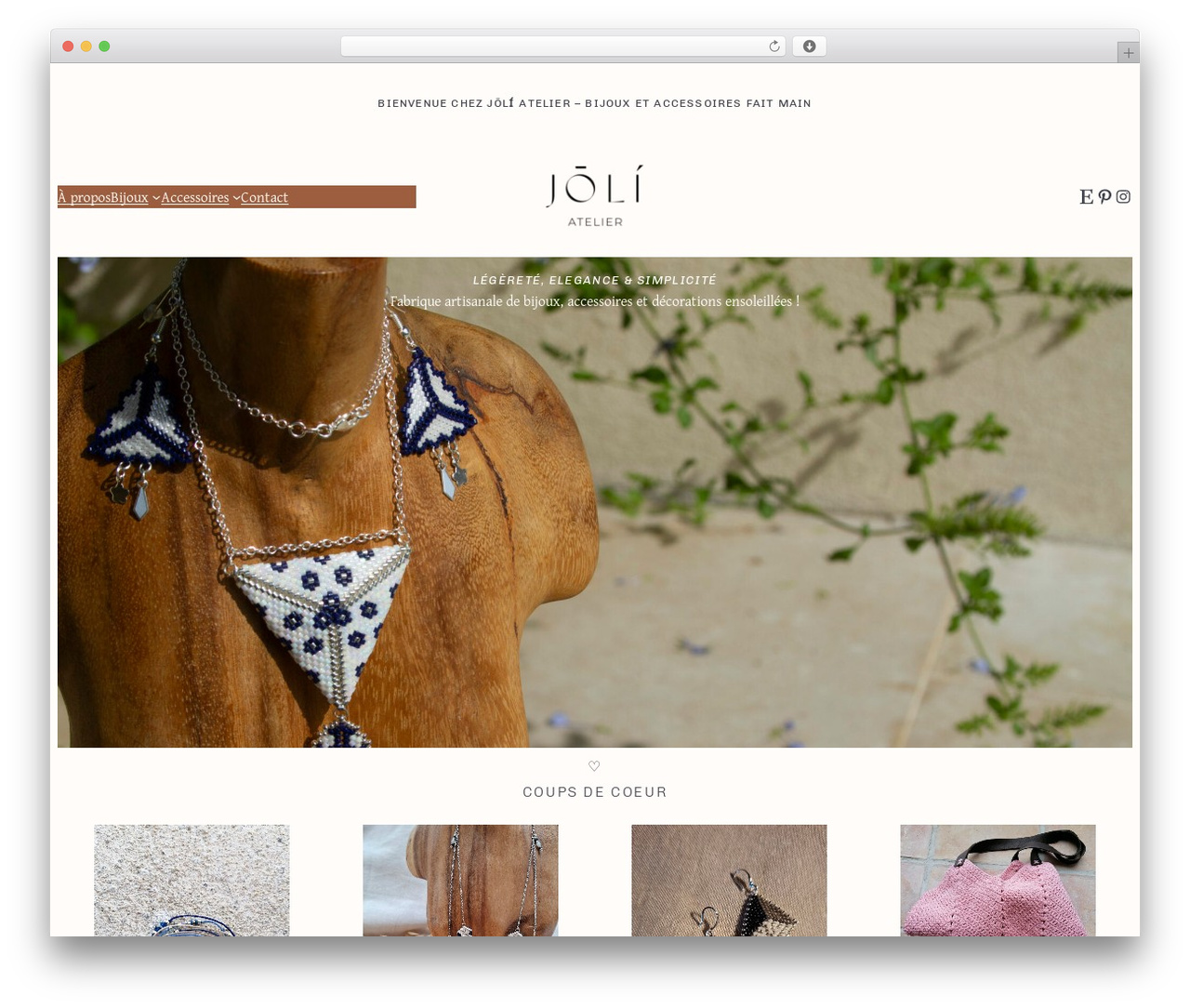 Aether theme WordPress - joliatelier.com Aether theme WordPress - joliatelier.com