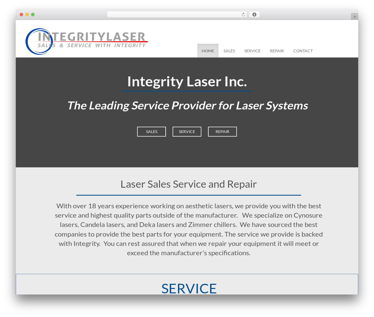 Bootstrap Basic WordPress theme - integritylaserinc.com Bootstrap Basic WordPress theme - integritylaserinc.com