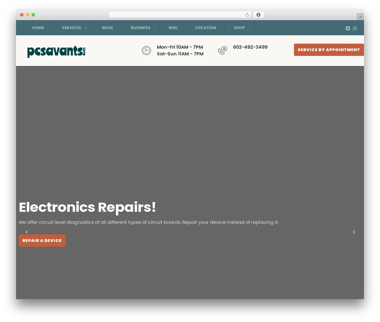 Fixit theme WordPress - pcsavants.com Fixit theme WordPress - pcsavants.com
