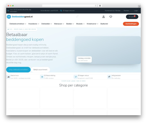 Tradetracker connect WordPress plugin - dekbeddengoed.nl