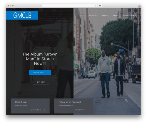 WordPress theme Muse - grownmanclub.com