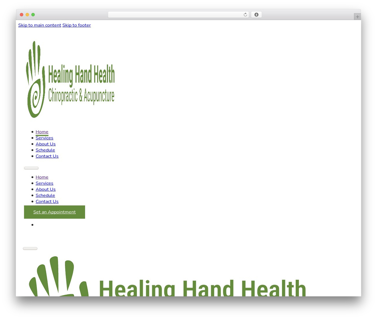 WordPress theme Bricks - healinghandhealth.com