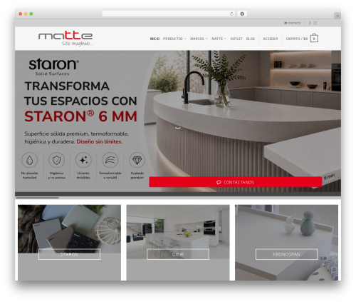Best WordPress theme Flatsome - mattechile.cl