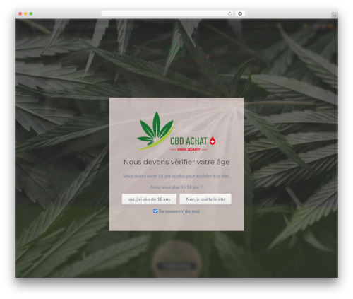Circle portfolio WordPress plugin - cbd-achat.ch
