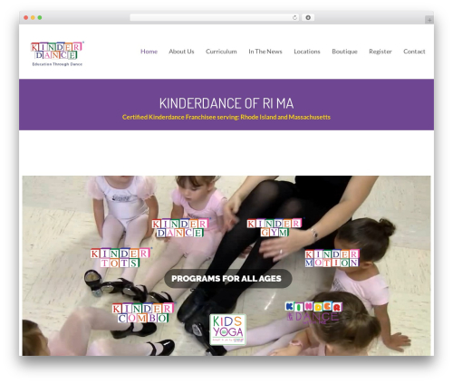 CMS Kindergarten WordPress theme - kinderdancerima.com