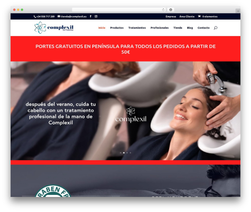 Divi WordPress theme - complexil.es