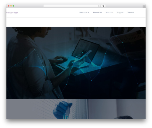 Industrium theme WordPress - caliberuniversal.com