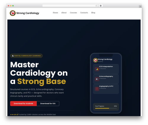 Masterstudy elementor widgets WordPress plugin - strongcardiology.com