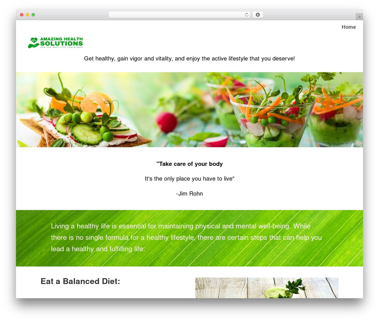 Page Builder Framework WordPress theme - amazinghealthsolutions.com