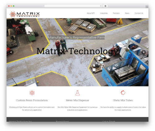 Primary WordPress theme - matrixtechnologyinc.com