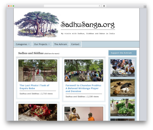 Theme WordPress Extra - sadhusanga.org