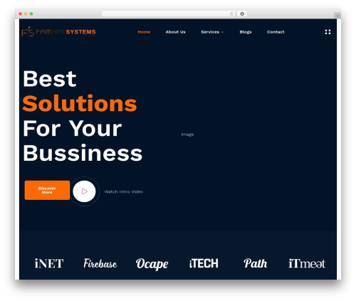 Waretech theme WordPress - sits.work/wp2