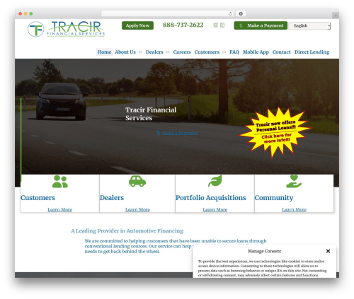 WordPress theme Developer Theme - tracirfinancial.com