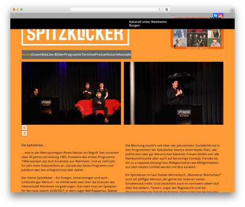 WordPress theme Spitzklicker - spitzklicker.com