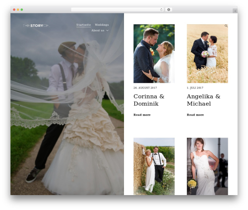 Aperitive. WordPress theme image - thestoryof.de