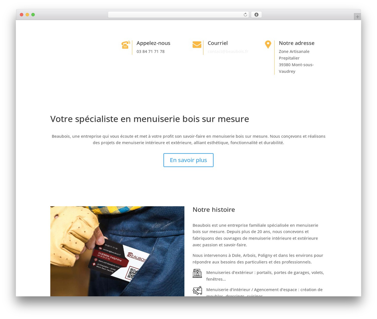 ibuild for Divi theme WordPress - sarl-beaubois.com ibuild for Divi theme WordPress - sarl-beaubois.com