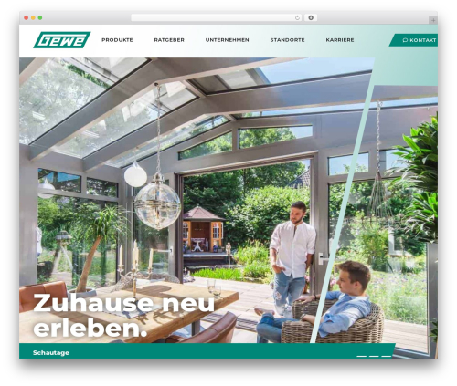 GEWE WordPress theme design - gewe.com